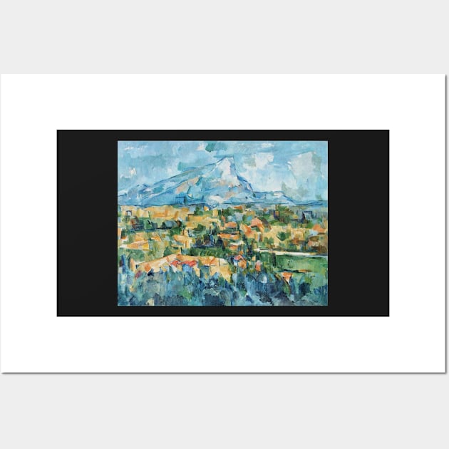 Mont Sainte VictoireMont by Paul Cezanne Wall Art by MurellosArt